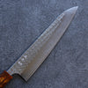 Yoshimi Kato Minamo SG2 Hammered Gyuto 210mm Ebony Wood Handle - Seisuke Knife - Slide 4