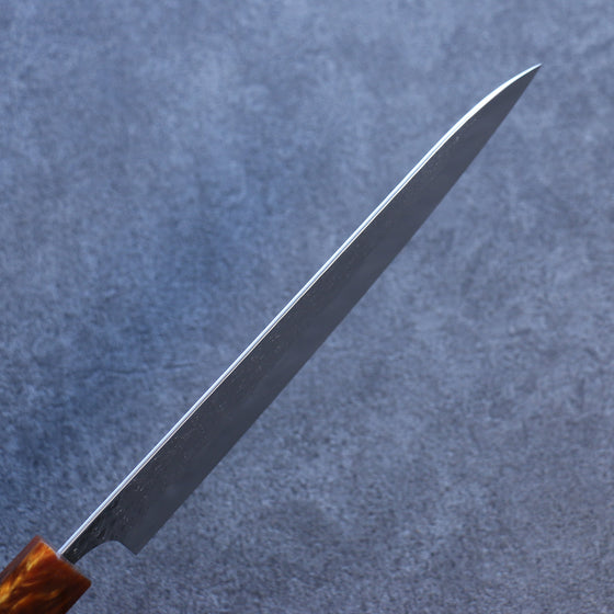 Yoshimi Kato Minamo SG2 Hammered Gyuto 210mm Ebony Wood Handle - Seisuke Knife