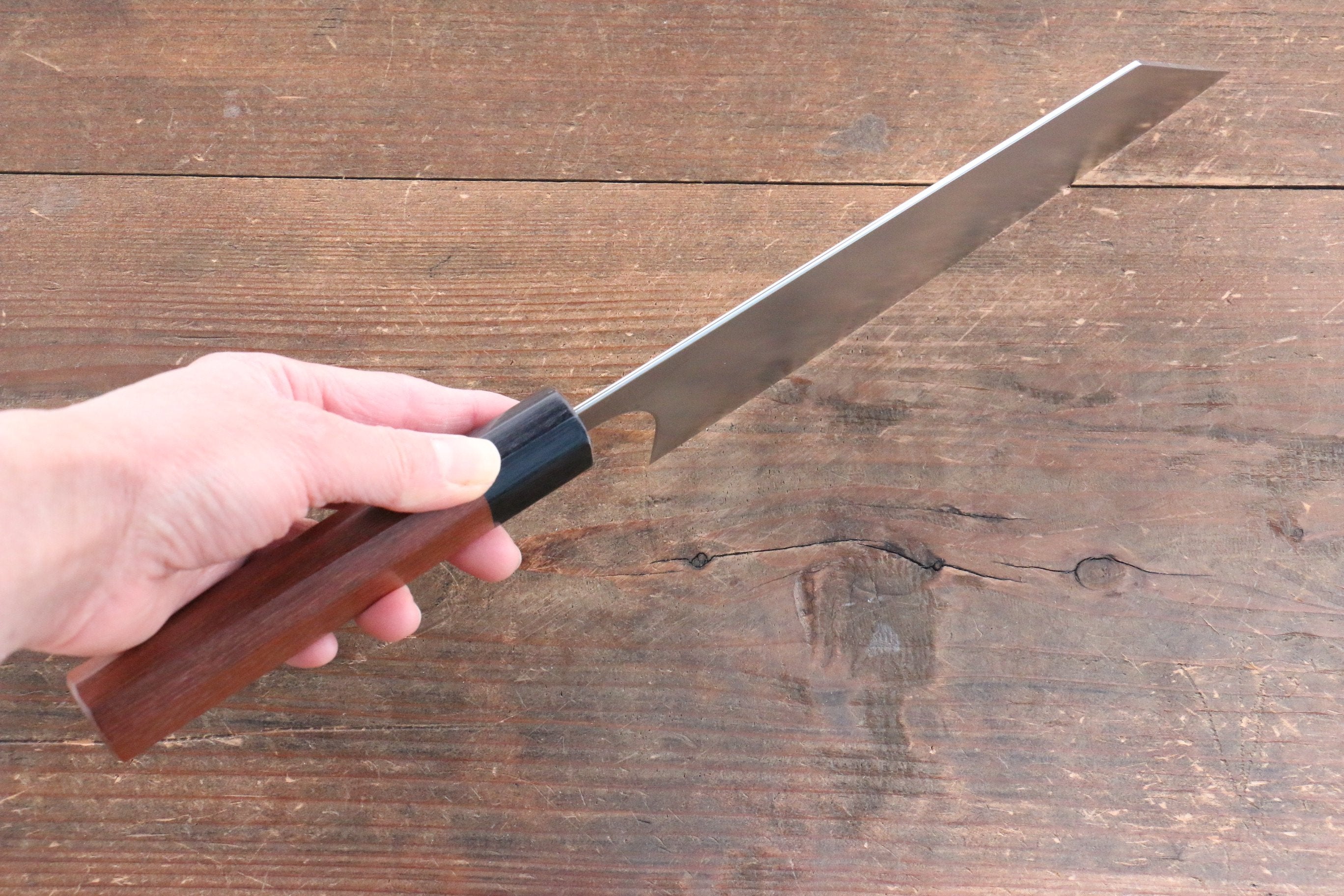 Shibata Takayuki Koutetsu SG2 Bunka  180mm Jarrah Handle - Seisuke Knife