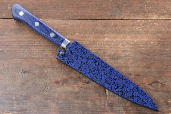Seisuke Seiun VG10 33 Layer Damascus Petty-Utility 135mm Blue Pakka wood Handle with Sheath - Seisuke Knife
