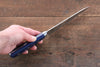 Seisuke Seiun VG10 33 Layer Damascus Petty-Utility 135mm Blue Pakka wood Handle with Sheath - Seisuke Knife - Slide 9