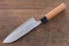 Nao Yamamoto VG10 Damascus Santoku 170mm with Cherry Wood Handle - Seisuke Knife