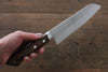 Kunihira VG1 Nashiji Santoku 170mm with Mahogany Handle - Seisuke Knife