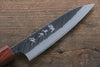 Yu Kurosaki Blue Super Hammered Petty-Utility 120mm with Shitan Handle (ferrule: Honduras) - Seisuke Knife