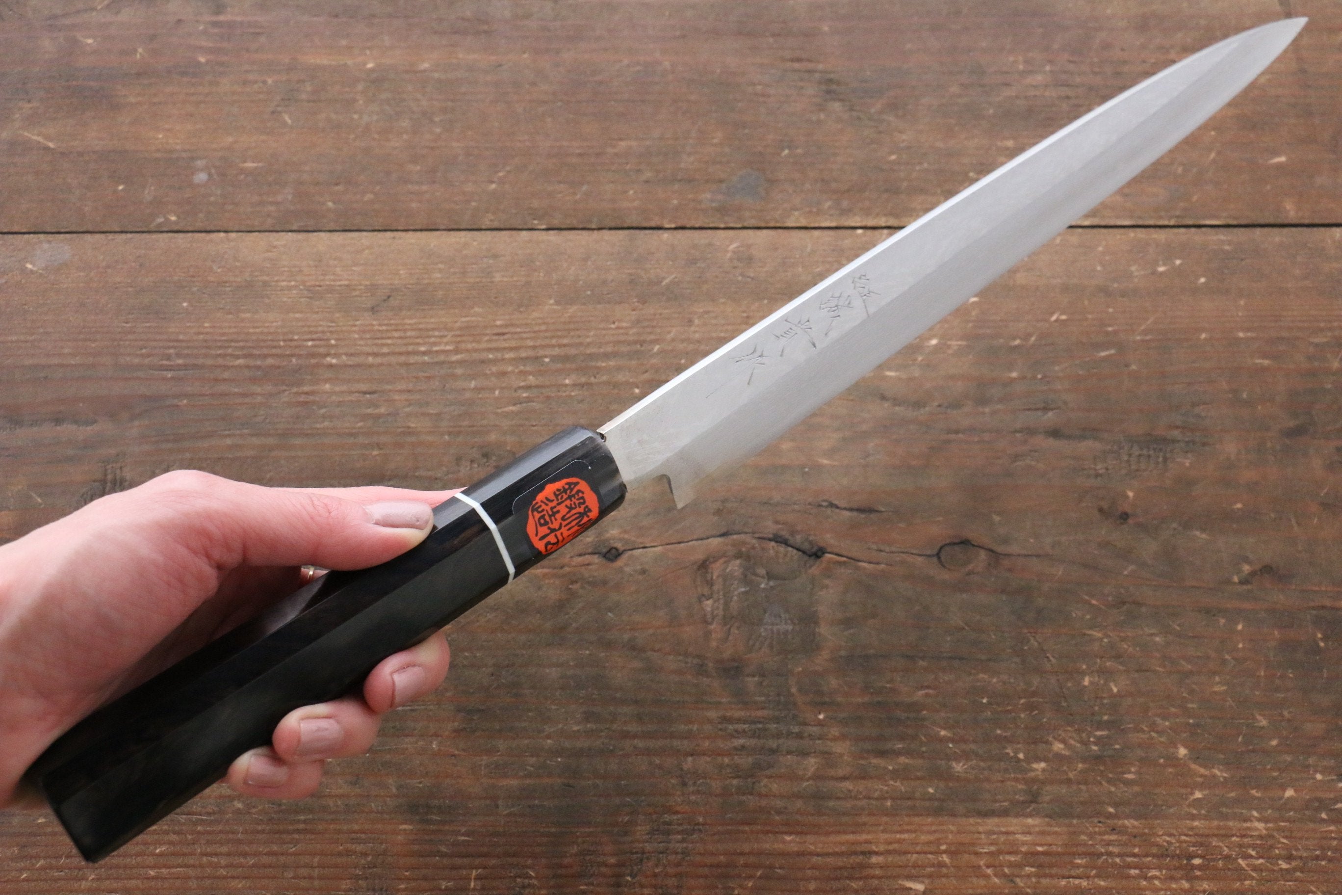 Shigeki Tanaka VG10 Damascus Yanagiba 270mm - Seisuke Knife