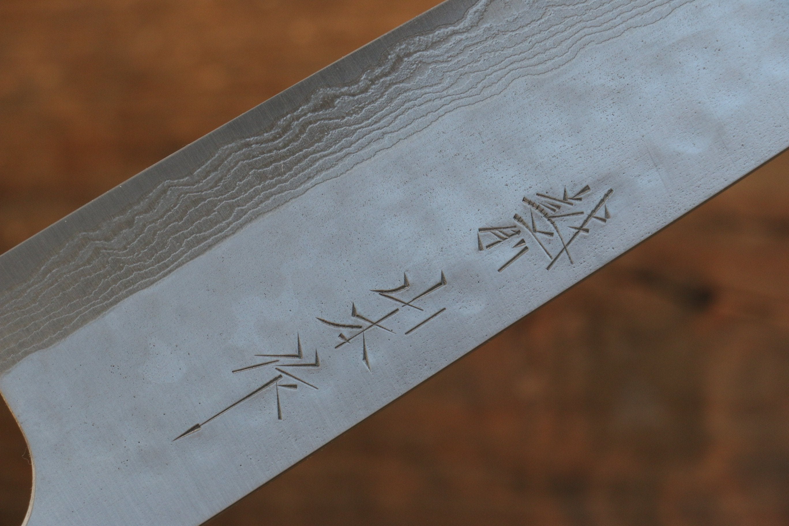 Nao Yamamoto SRS13 Black Damascus Santoku 165mm Cherry Blossoms Handle - Seisuke Knife