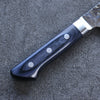 Seisuke Aotsuchi AUS10 Hammered Kiritsuke Santoku 195mm Navy blue Pakka wood Handle - Seisuke Knife - Slide 4