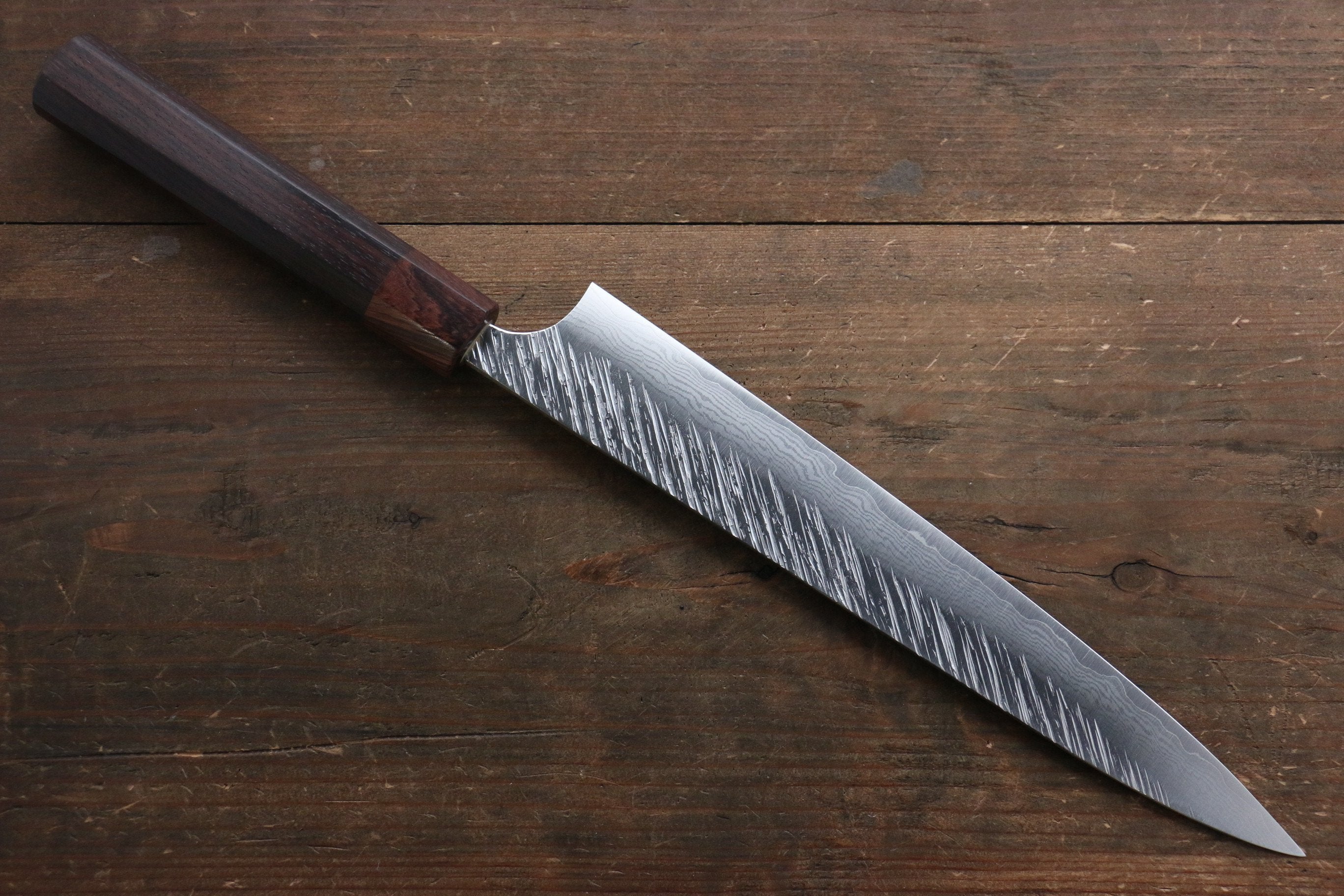 Yu Kurosaki Fujin VG10 Damascus Sujihiki 240mm - Seisuke Knife