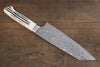 Takeshi Saji SG2 Black Damascus Bunka 180mm Cow Bone Handle - Seisuke Knife - Slide 2