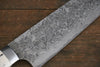 Takeshi Saji SG2 Black Damascus Bunka 180mm Cow Bone Handle - Seisuke Knife - Slide 3