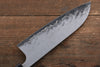 Nao Yamamoto VG10 Black Damascus Santoku 165mm Walnut Handle - Seisuke Knife