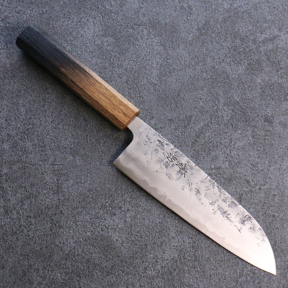 Seisuke SLD Washiji Santoku 165mm Burnt Oak Handle - Seisuke Knife