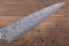 Takeshi Saji VG10 Black Finished Gyuto 240mm White Micarta Handle - Seisuke Knife - Slide 4