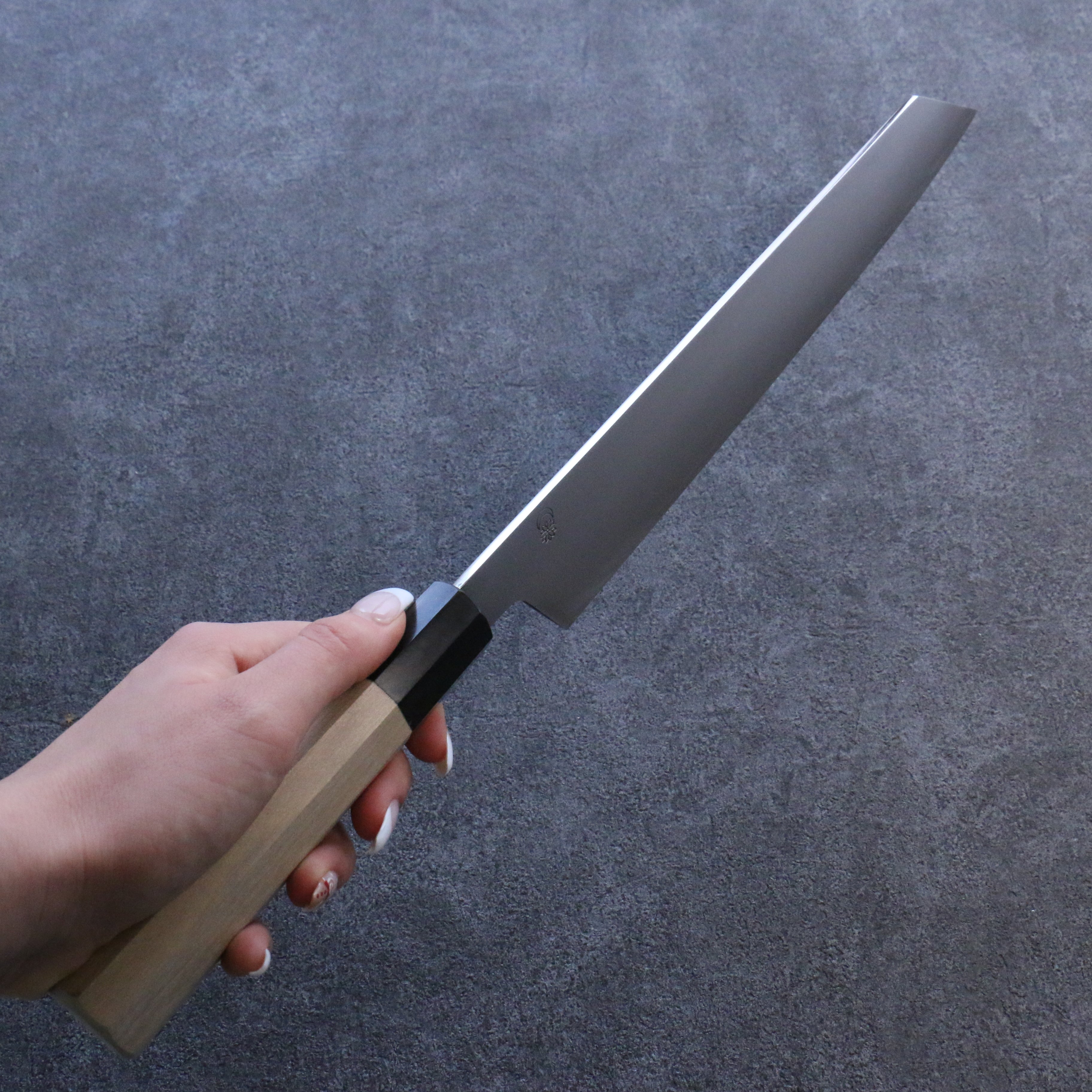 Kikuzuki Silver Steel No.3 Bokashi Kiritsuke Gyuto  270mm Magnolia Handle - Seisuke Knife