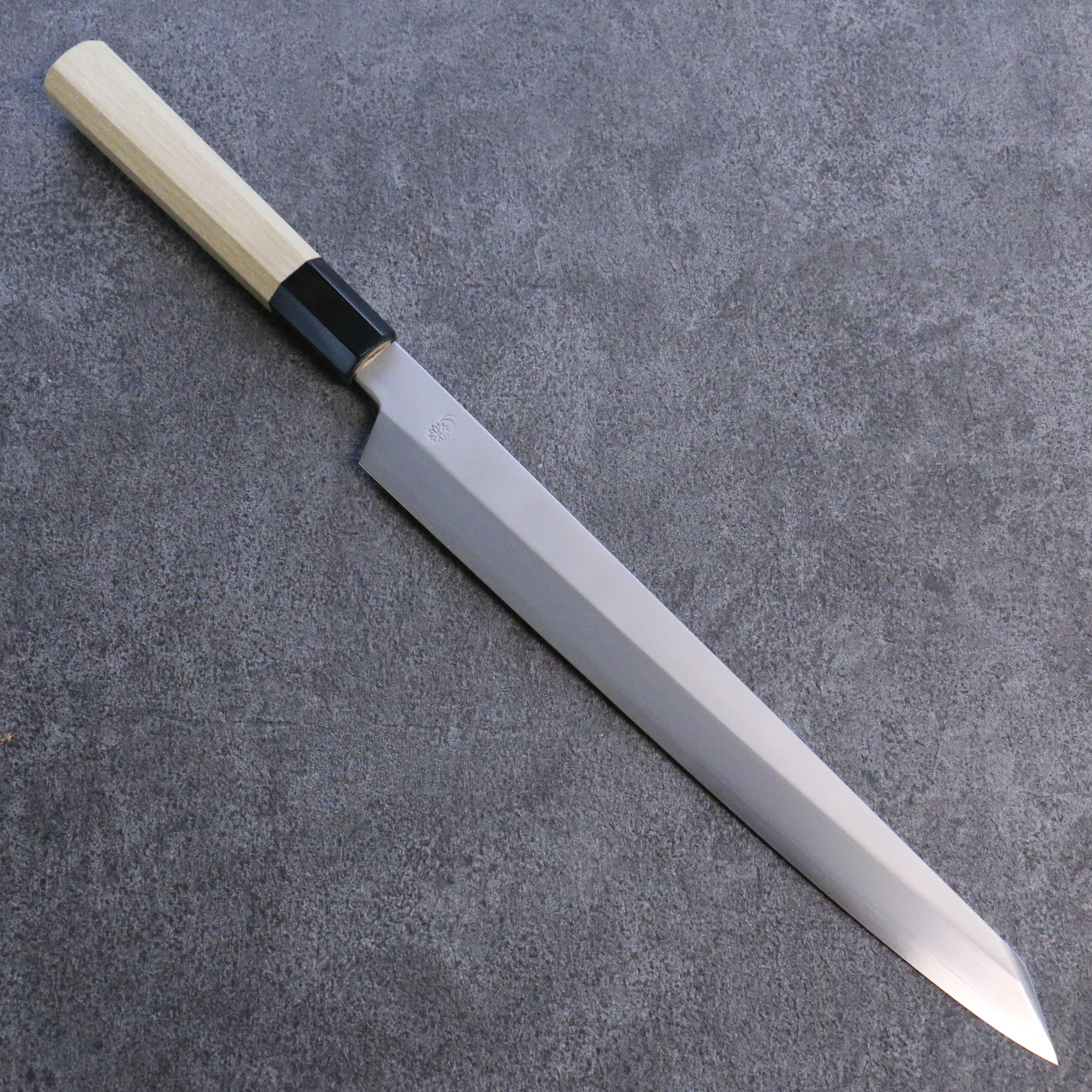 Kikuzuki Silver Steel No.3 Bokashi Kiritsuke Yanagiba  270mm Magnolia Handle - Seisuke Knife