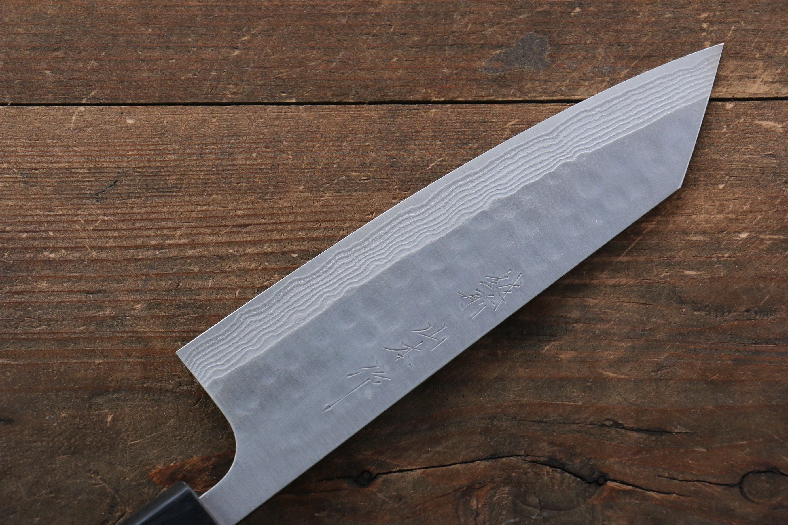 Nao Yamamoto SRS13 Black Damascus Bunka 165mm Cherry Blossoms - Seisuke Knife