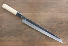  Choyo White Steel Mirrored Finish Kengata Yanagiba 300mm Magnolia Handle - Seisuke Knife