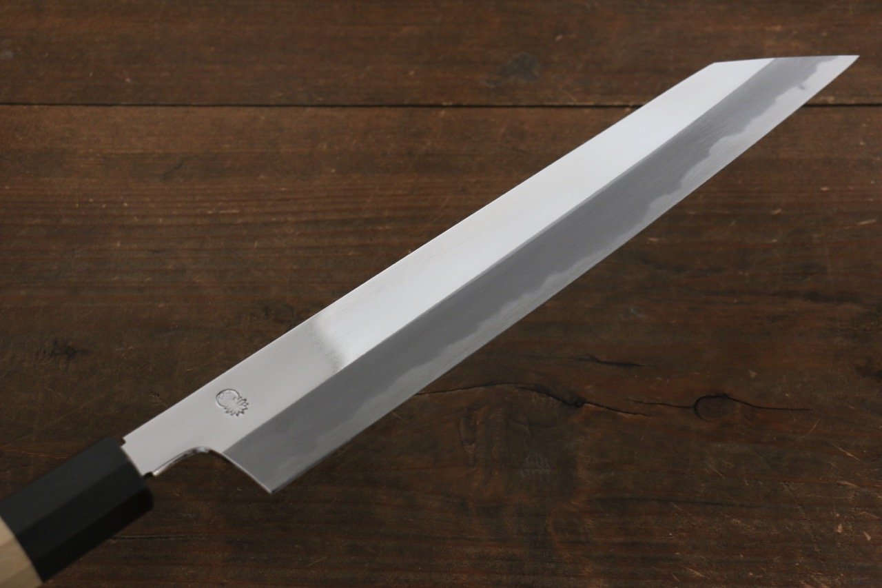Choyo White Steel Mirrored Kiritsuke Gyuto 240mm Magnolia Handle - Seisuke Knife