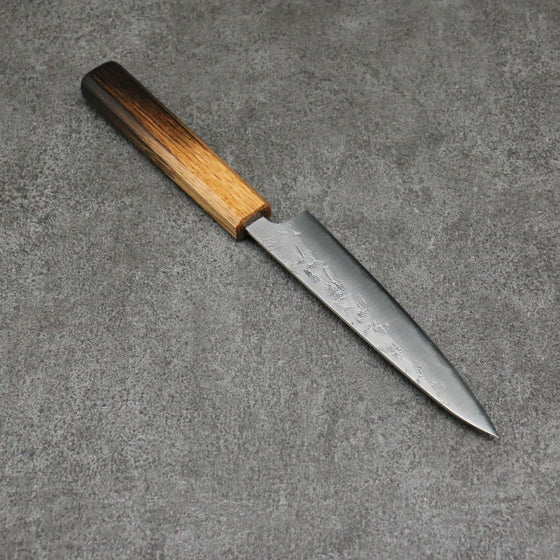 Seisuke SLD Washiji Petty-Utility 135mm Burnt Oak Handle - Seisuke Knife