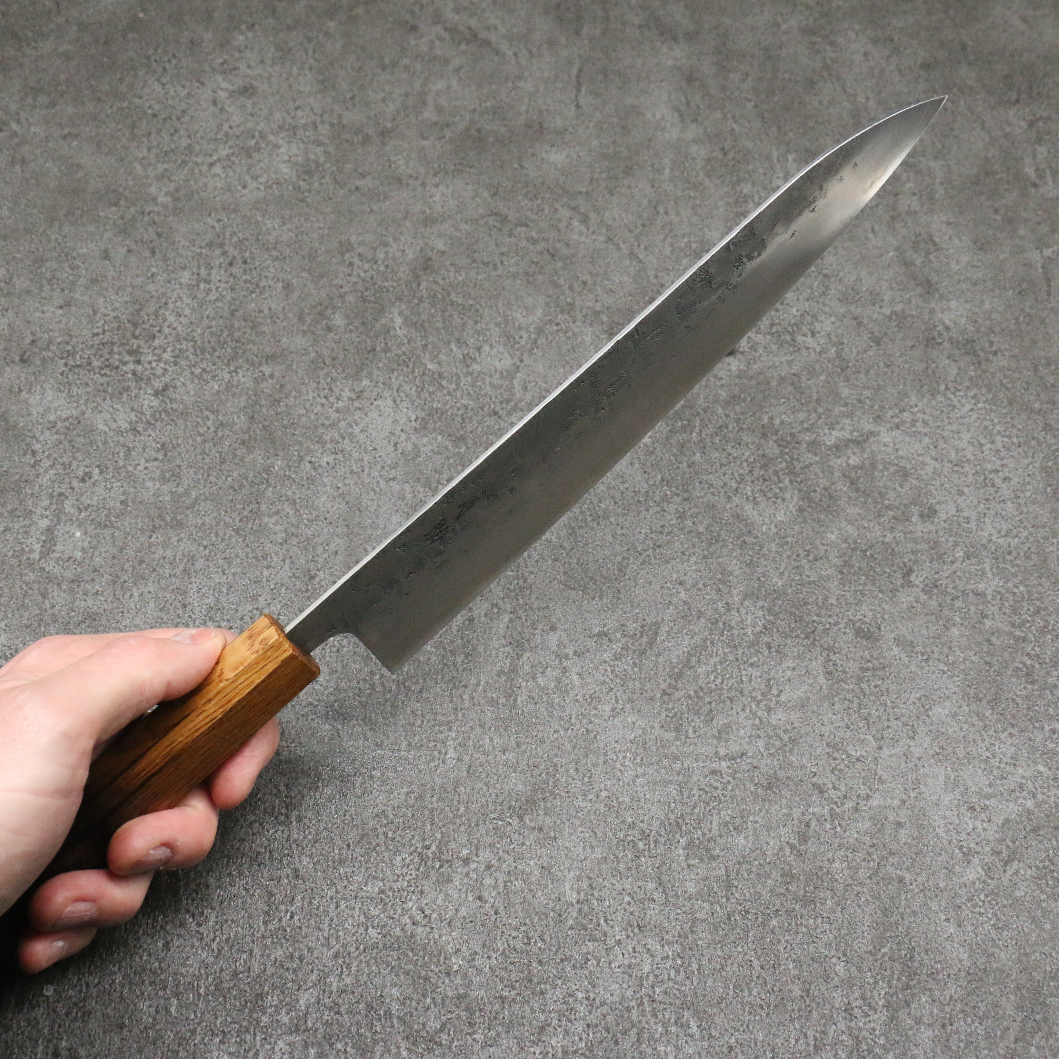 Seisuke SLD Washiji Gyuto 240mm Burnt Oak Handle - Seisuke Knife