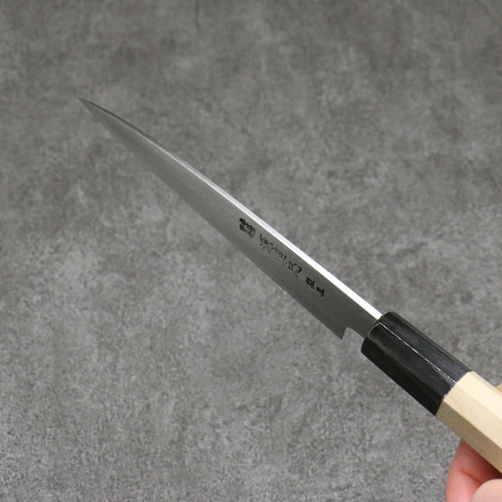 Minamoto Akitada Silver Steel No.3 Kasumitogi Petty-Utility 150mm Magnolia Handle - Seisuke Knife