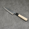 Minamoto Akitada White Steel No.2 Kasumitogi Santoku 180mm Magnolia Handle - Seisuke Knife