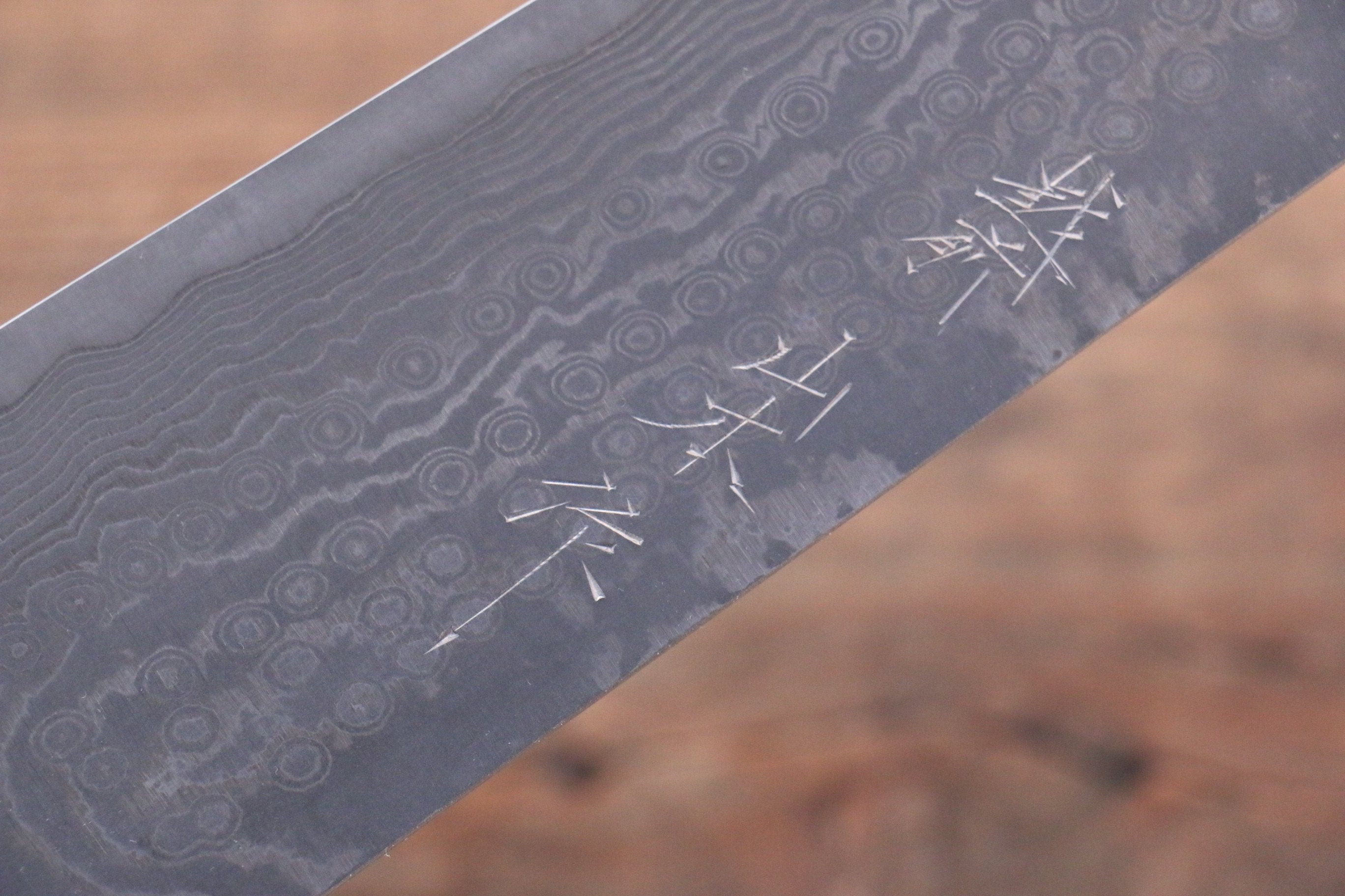 Nao Yamamoto SG2 Black Damascus Gyuto 240mm Shitan Handle - Seisuke Knife
