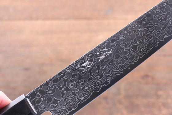 Seisuke AUS10 Damascus Sujihiki 240mm with Shitan Handle - Seisuke Knife