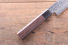 Seisuke AUS10 Damascus Sujihiki 240mm with Shitan Handle - Seisuke Knife - Slide 6