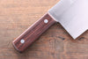 Seisuke Whole Steel Chinese Cleaver 220mm with Shitan Handle - Seisuke Knife