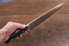 Takeshi Saji VG10 Diamond Finish Damascus Gyuto 240mm Green Micarta Handle - Seisuke Knife - Slide 8