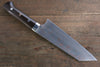 Takeshi Saji Blue Steel No.2 Colored Damascus Bunka 180mm Ironwood Handle - Seisuke Knife