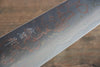 Takeshi Saji Blue Steel No.2 Colored Damascus Bunka 180mm Ironwood Handle - Seisuke Knife