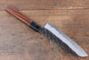 Yu Kurosaki Fujin Blue Super Hammered Santoku 165mm with Shitan Handle - Seisuke Knife - Slide 2