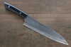 Takeshi Saji Vinno1 Kiritsuke Gyuto 210mm Black Micarta Handle - Seisuke Knife - Slide 1