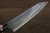 Takeshi Saji Vinno1 Kiritsuke Gyuto 210mm Black Micarta Handle - Seisuke Knife - Slide 6