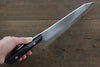 Takeshi Saji Vinno1 Kiritsuke Gyuto 210mm Black Micarta Handle - Seisuke Knife - Slide 8