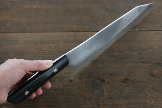 Takeshi Saji Vinno1 Kiritsuke Gyuto 210mm Black Micarta Handle - Seisuke Knife