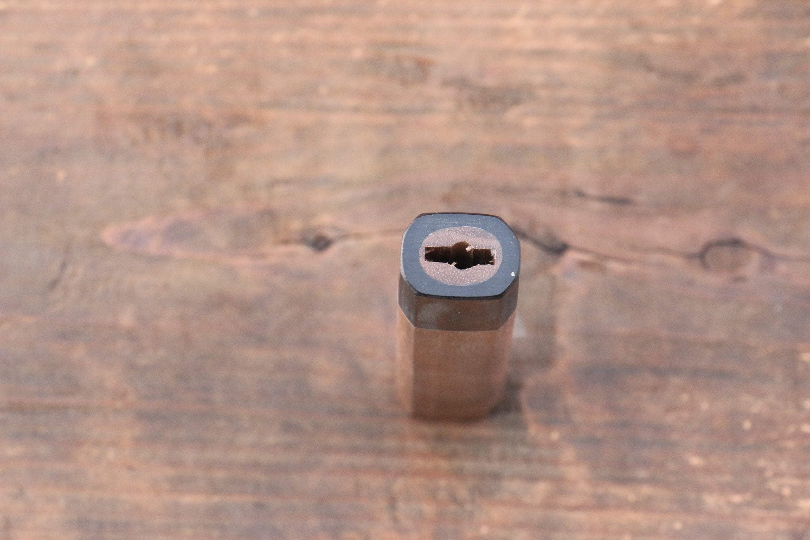 Octagonal Walnut Knife Handle (Large) - Seisuke Knife