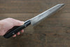 Takeshi Saji Vinno1 Kiritsuke Gyuto 180mm Black Micarta Handle - Seisuke Knife - Slide 8