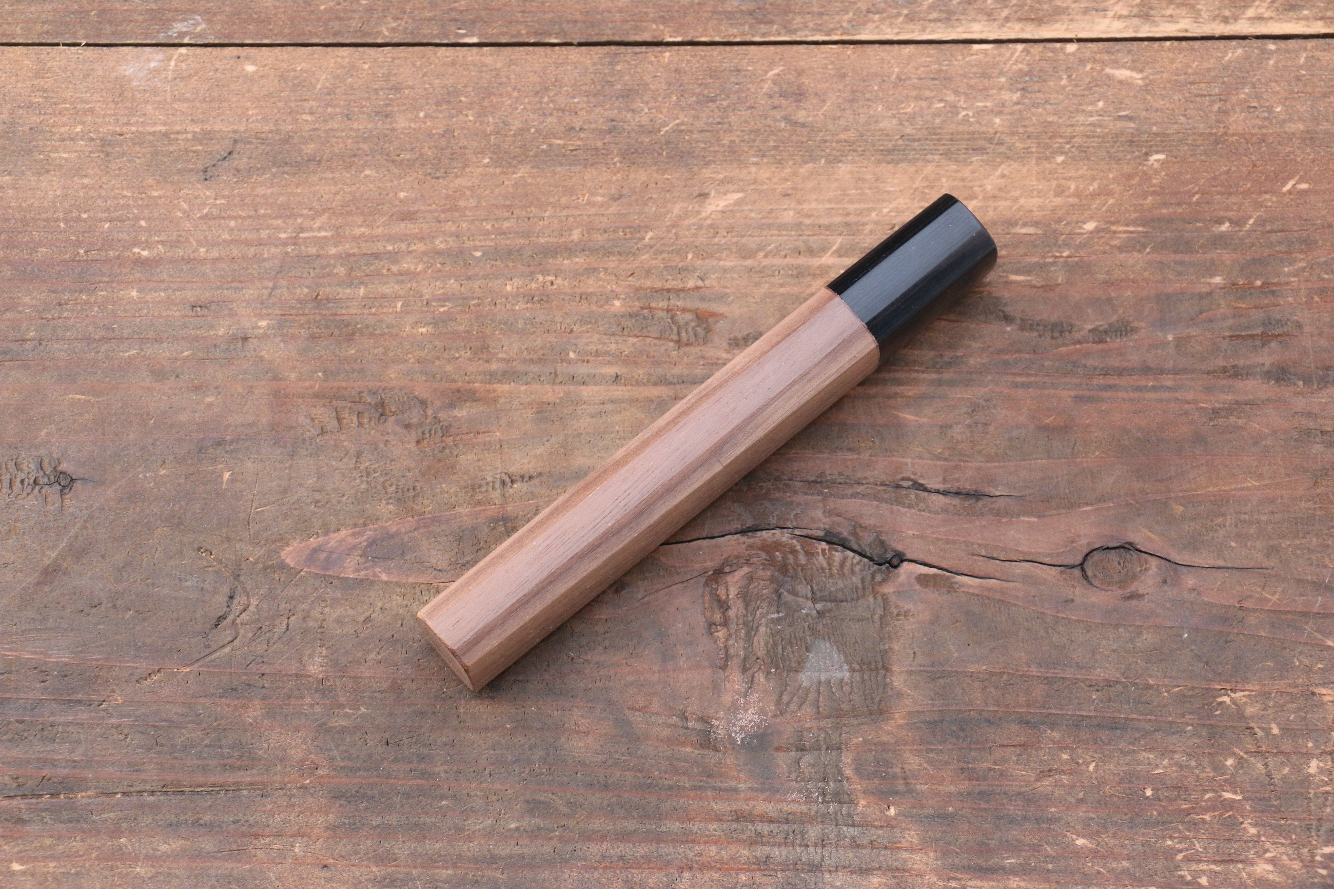Octagonal Walnut Knife Handle (Small) - Seisuke Knife