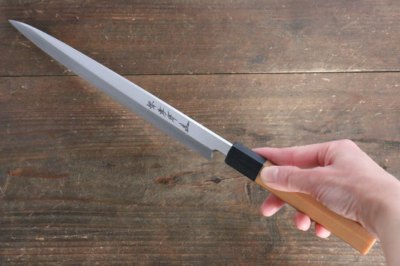 Sakai Takayuki [Left Handed] Molybdenum Yanagiba with PC Plastic Handle - Seisuke Knife