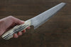 Takeshi Saji Vinno1 Kiritsuke Gyuto 240mm Cow Bone Handle - Seisuke Knife - Slide 9