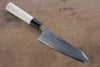 Sakai Takayuki Tokujyo White Steel No.2 Kiritsuke Deba 180mm Magnolia Handle - Seisuke Knife