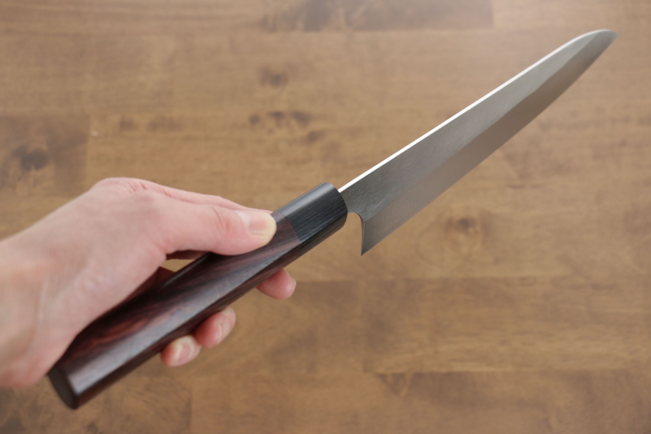 Shungo Ogata SG2 Gyuto 210mm Shitan Handle - Seisuke Knife