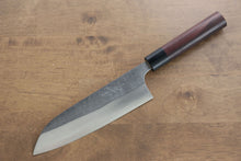  Shungo Ogata SG2 Santoku 180mm with Shitan Handle - Seisuke Knife