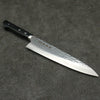 Kanetsune VG1 Hammered Gyuto 210mm Black Pakka wood Handle - Seisuke Knife