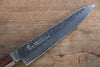 Sakai Takayuki VG10 33 Layer Damascus Sujihiki 240mm, Gyuto 240mm& Petty 150mm Japanese Chef Knife Set with Keyaki Elm Handle - Seisuke Knife - Slide 17