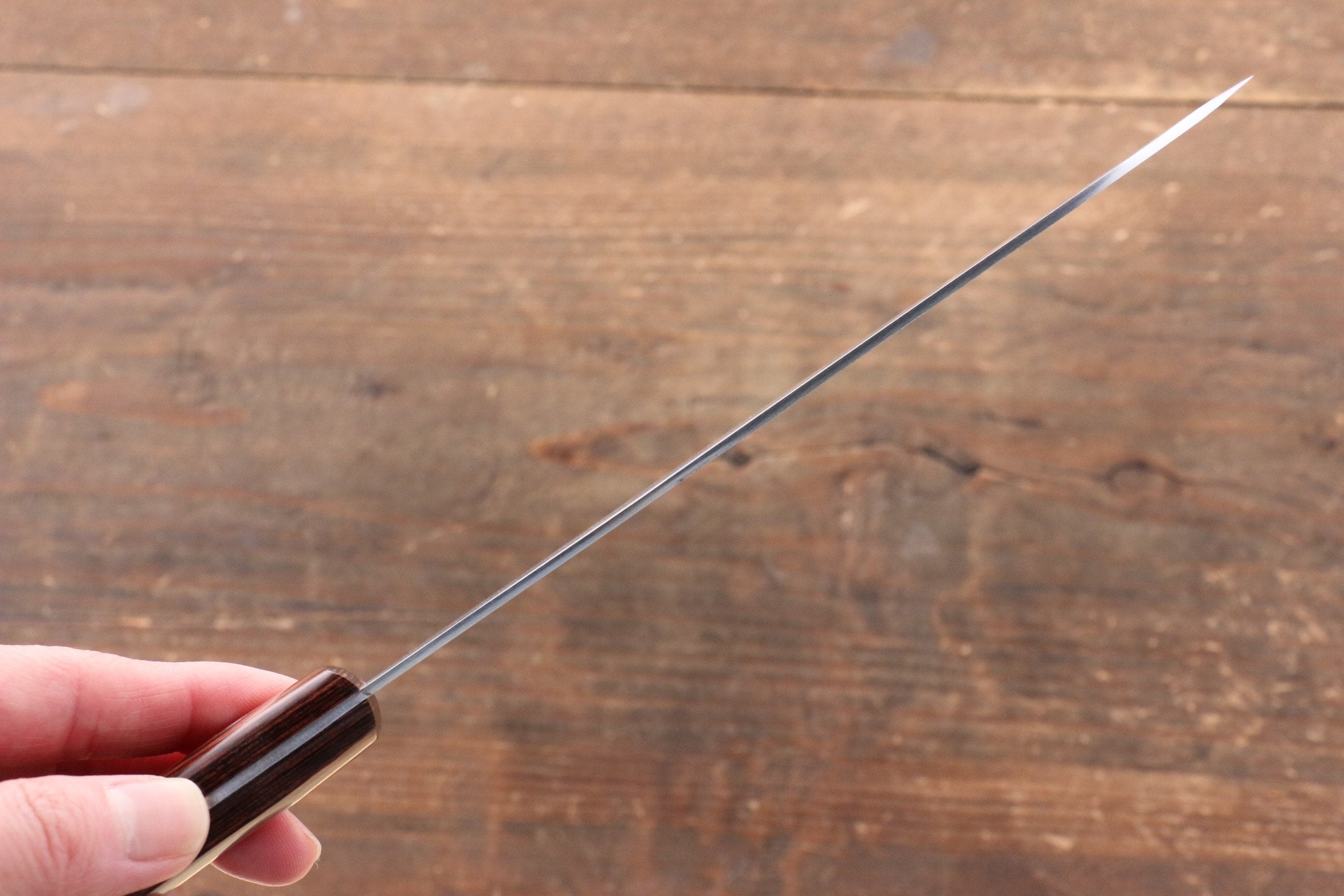 Kunihira VG1 Migaki Finished Santoku 170mm Mahogany Handle - Seisuke Knife