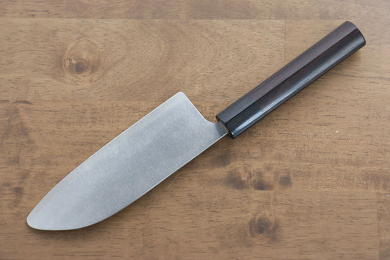 Seisuke SG2 Maru Santoku 150mm with Shitan Handle - Seisuke Knife